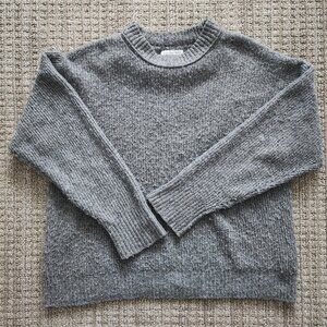American Eagle Gray Polyester Sweater